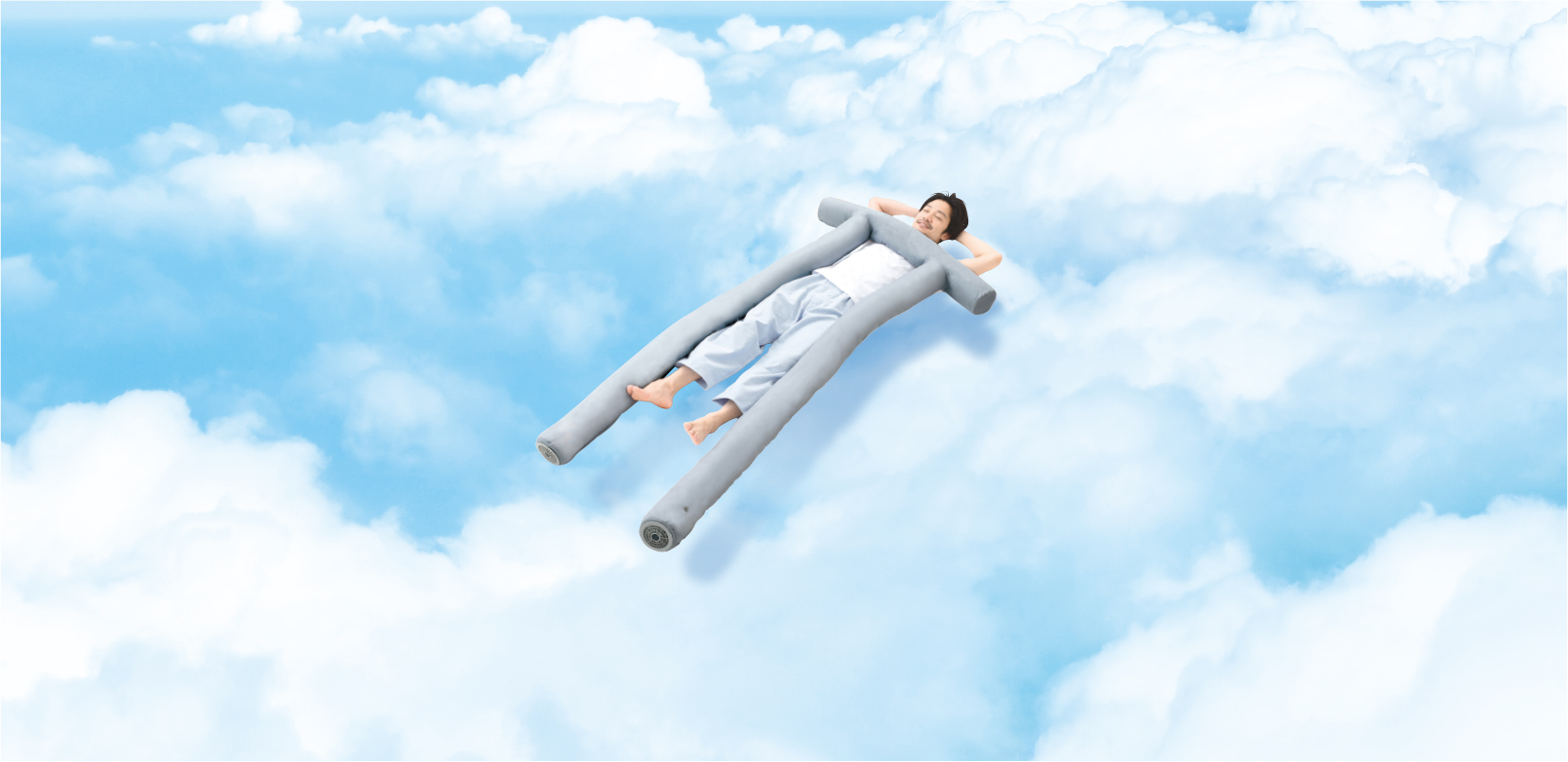 眠り方自由自在！ ファンの力で温度と湿度を軽減する新スタイルの 「空調寝具 快雲SOYO」発売
