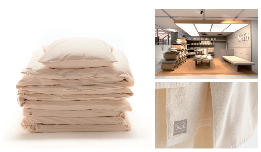 枕、布団、マットレスからベビー用品まで全てオーガニックのアイテムを用意した オーガニック寝具ブランドの「SaFo（サフォ）」を立ち上げ、 さらにショップを６月にオープン